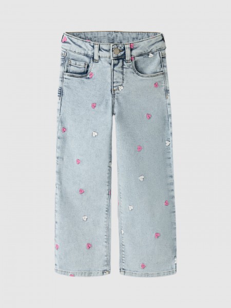 Cal�as Name It Menina Nmfrose Wide Emb Jeans 2633-Fr Noos