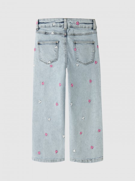Cal�as Name It Menina Nmfrose Wide Emb Jeans 2633-Fr Noos