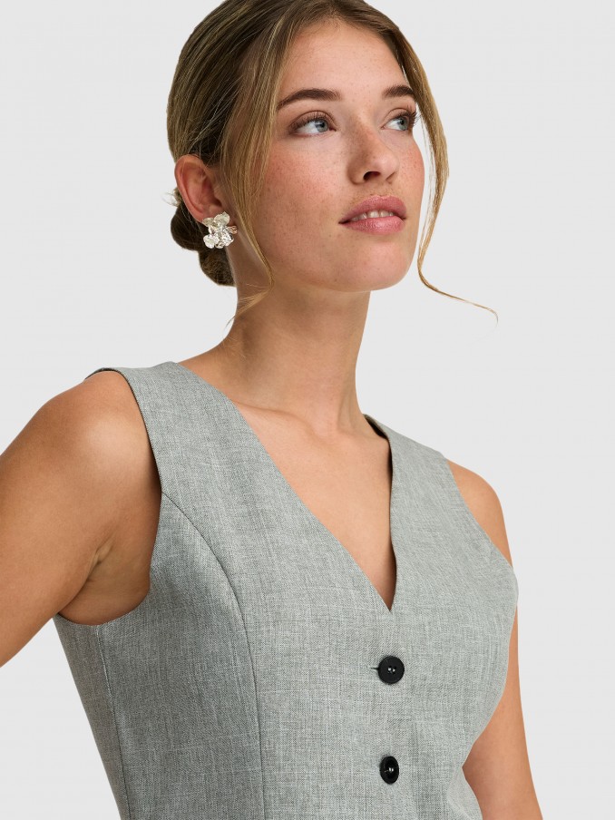 Blusa Mulher Onllinda S/l Mel Fitted Vest Cc Tlr Only