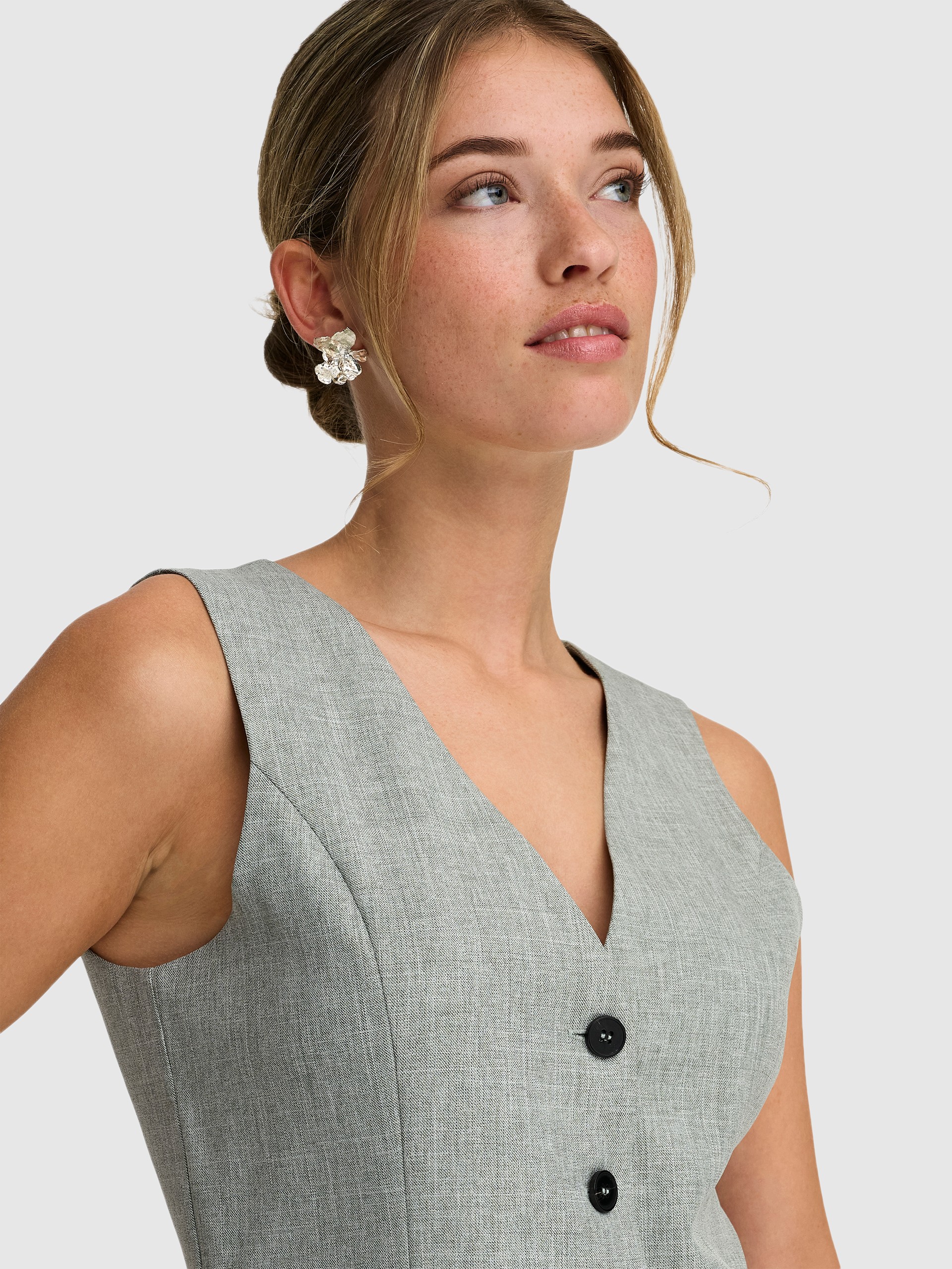 Blusa Mulher Onllinda S/l Mel Fitted Vest Cc Tlr Only