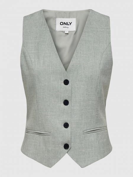 Blusa Mulher Onllinda S/l Mel Fitted Vest Cc Tlr Only