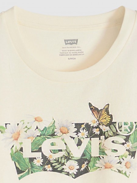 T-Shirt Levis Mulher The Perfect Tee Whites