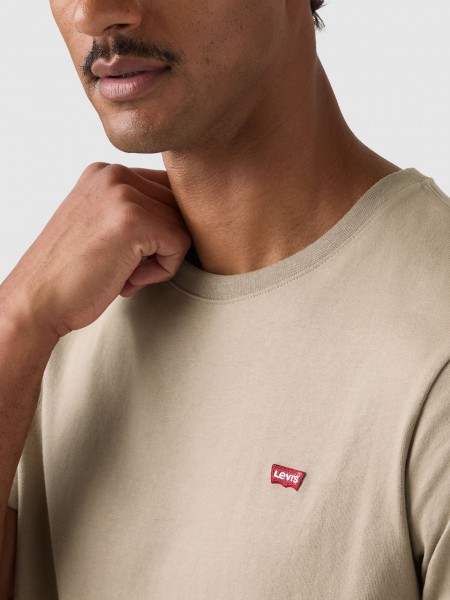 T-Shirt Levis Homem Ss Original Hm Tee Tans
