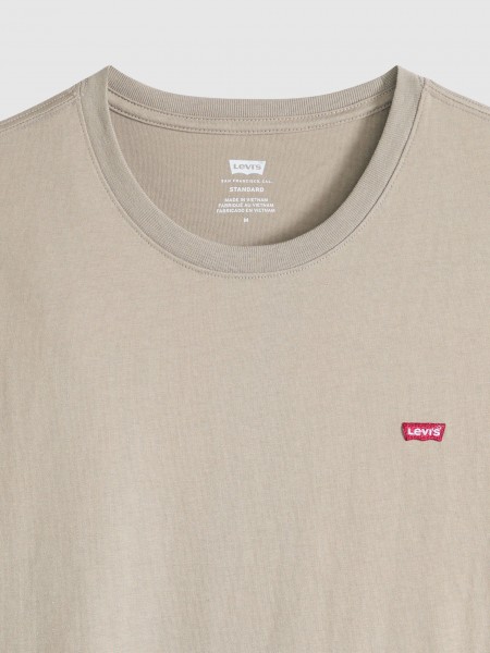 T-Shirt Levis Homem Ss Original Hm Tee Tans
