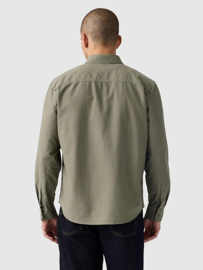 Shirt Man Green Levis
