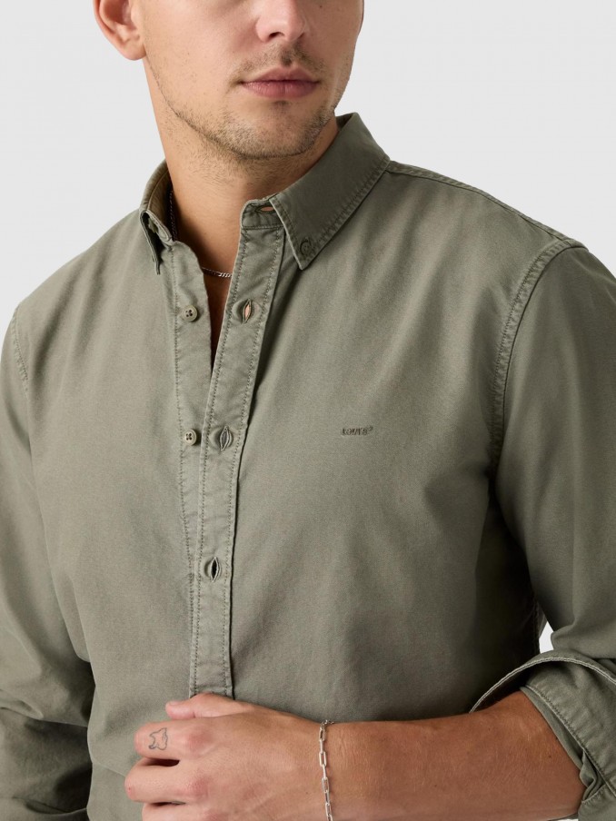 Shirt Man Green Levis