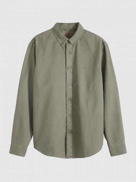 Shirt Man Green Levis