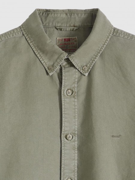 Shirt Man Green Levis