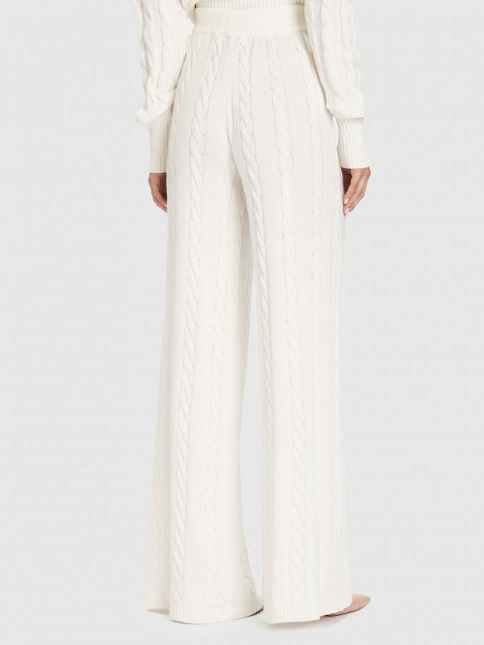 Pantalones Mujer Crema Guess