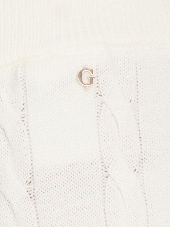 Pantalones Mujer Crema Guess
