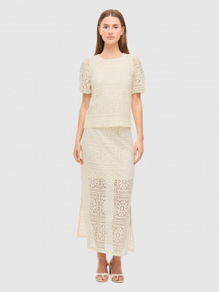 Blusa Vila Mulher Vimerinda  2/4 Top