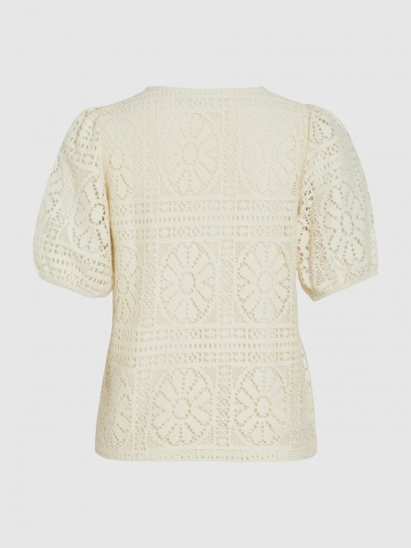 Blusa Vila Mulher Vimerinda  2/4 Top