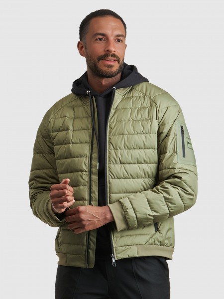 Jacket Man Green Boss - Orange