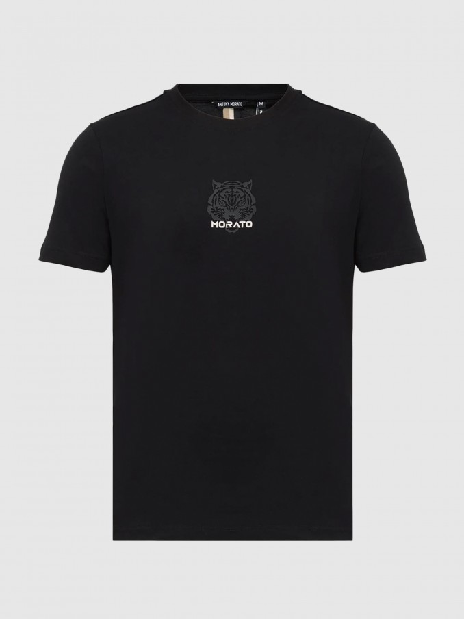 T-Shirt Antony Morato Homem T-Shirt Regular Black