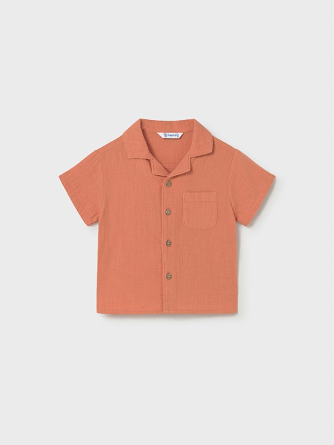 Shirt Baby Boy Orange Mayoral
