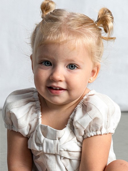 Conjunto 2 Pe�as Mayoral Menina Conj.Bermuda Riscas