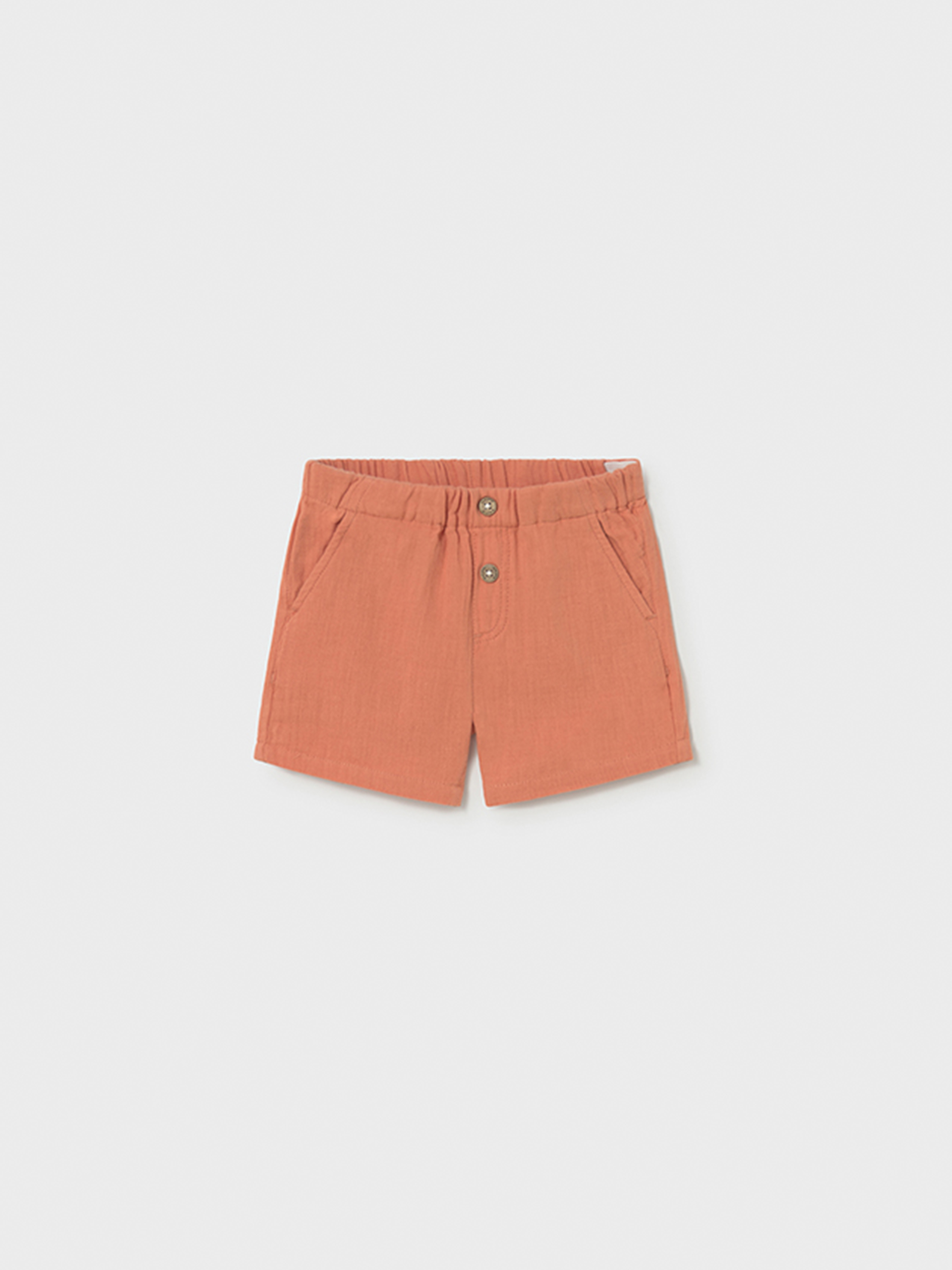 Pantalones Cortos Bebe Niño Naranja Mayoral