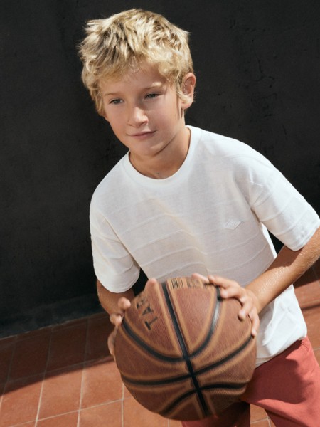 T-Shirt Boy White Mayoral