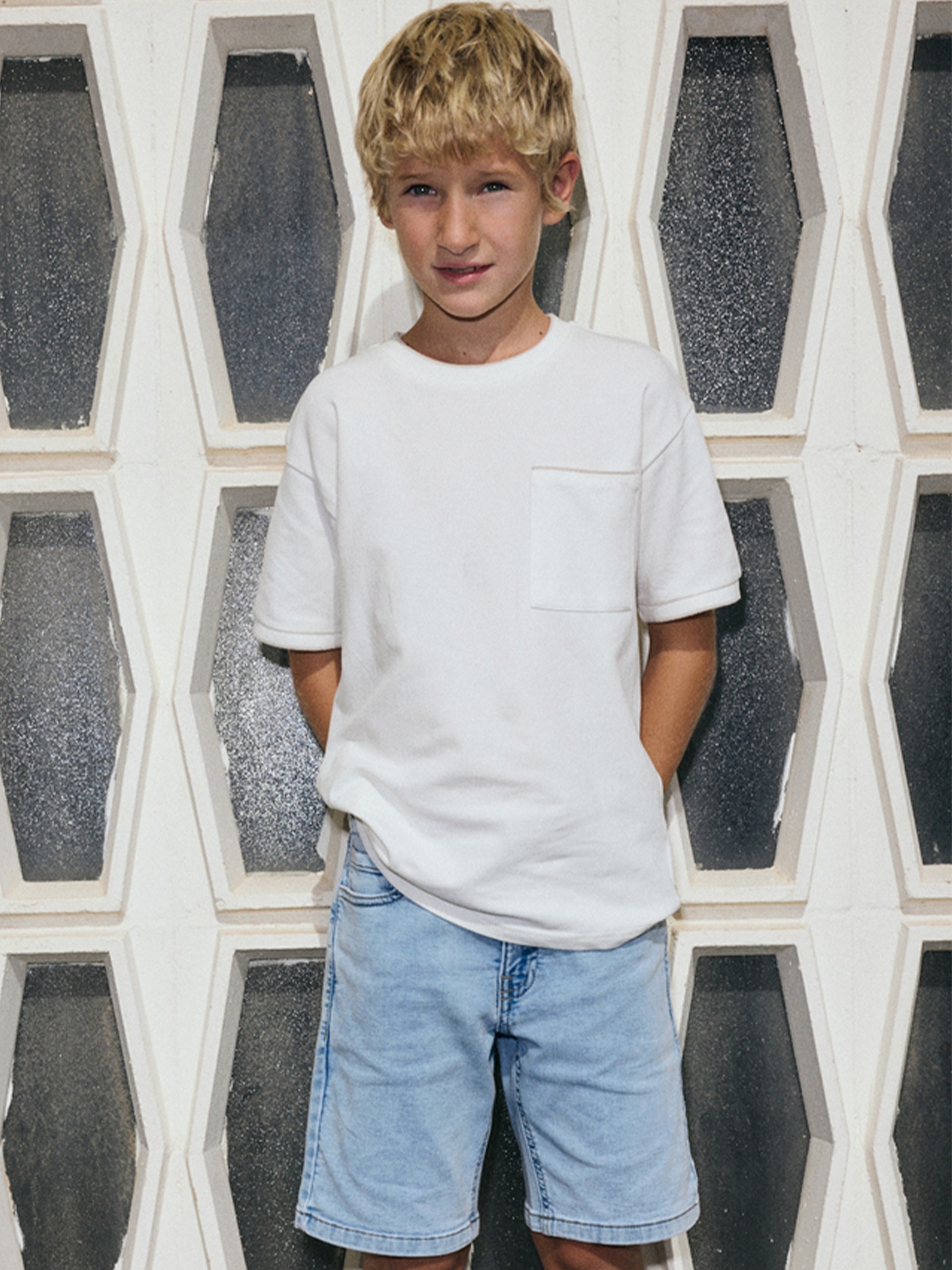 T-Shirt Boy White Mayoral