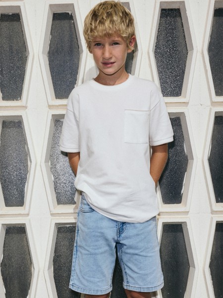 T-Shirt Boy White Mayoral