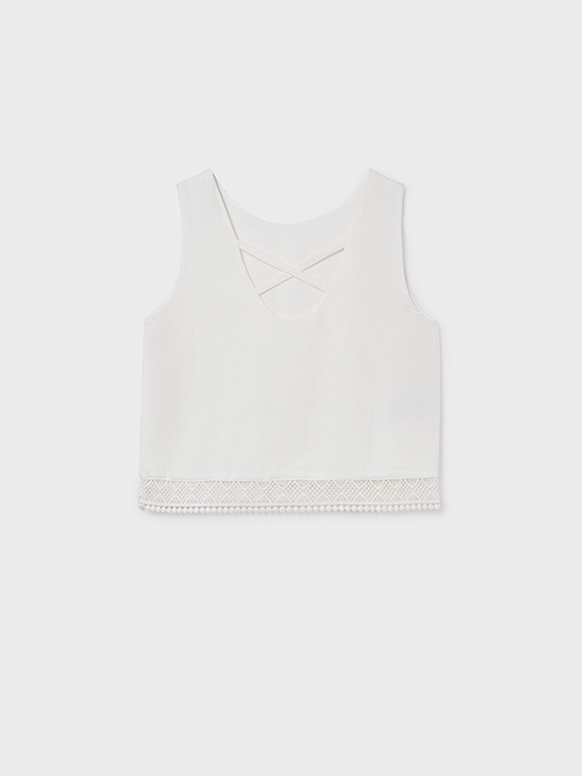 Blusa Niña Blanco Mayoral