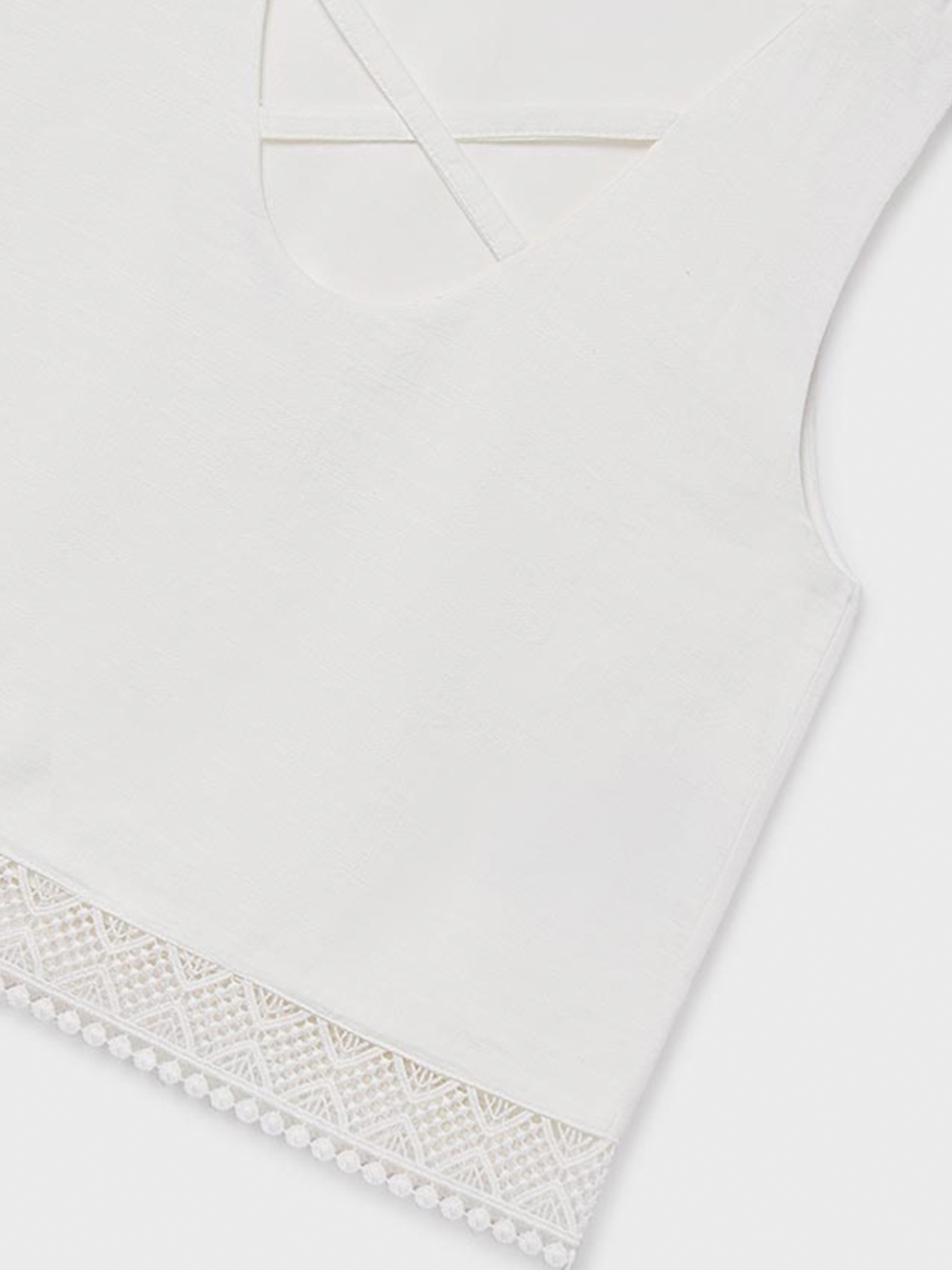Blusa Niña Blanco Mayoral