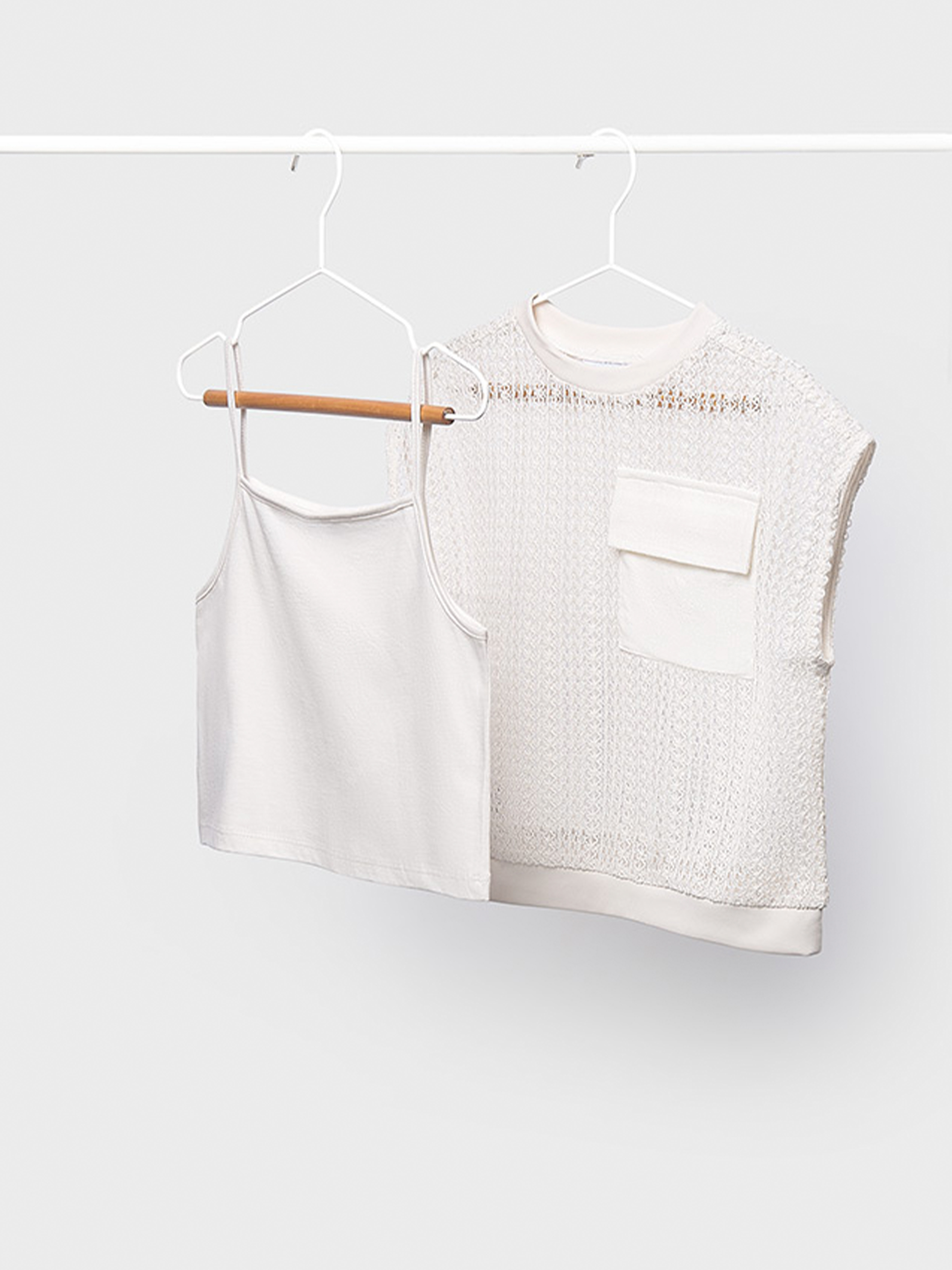 T-Shirt Girl White Mayoral