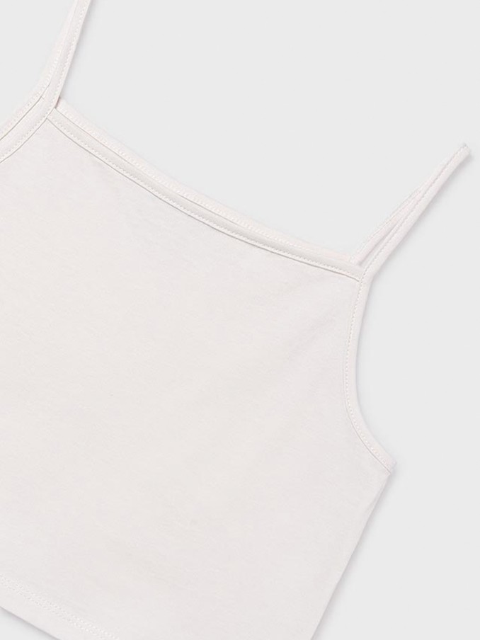 T-Shirt Girl White Mayoral