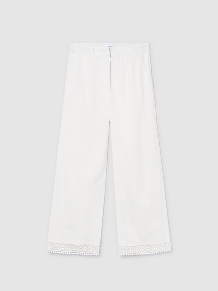 Pantalones Niña Blanco Mayoral Pantalones Niña Blanco Mayoral