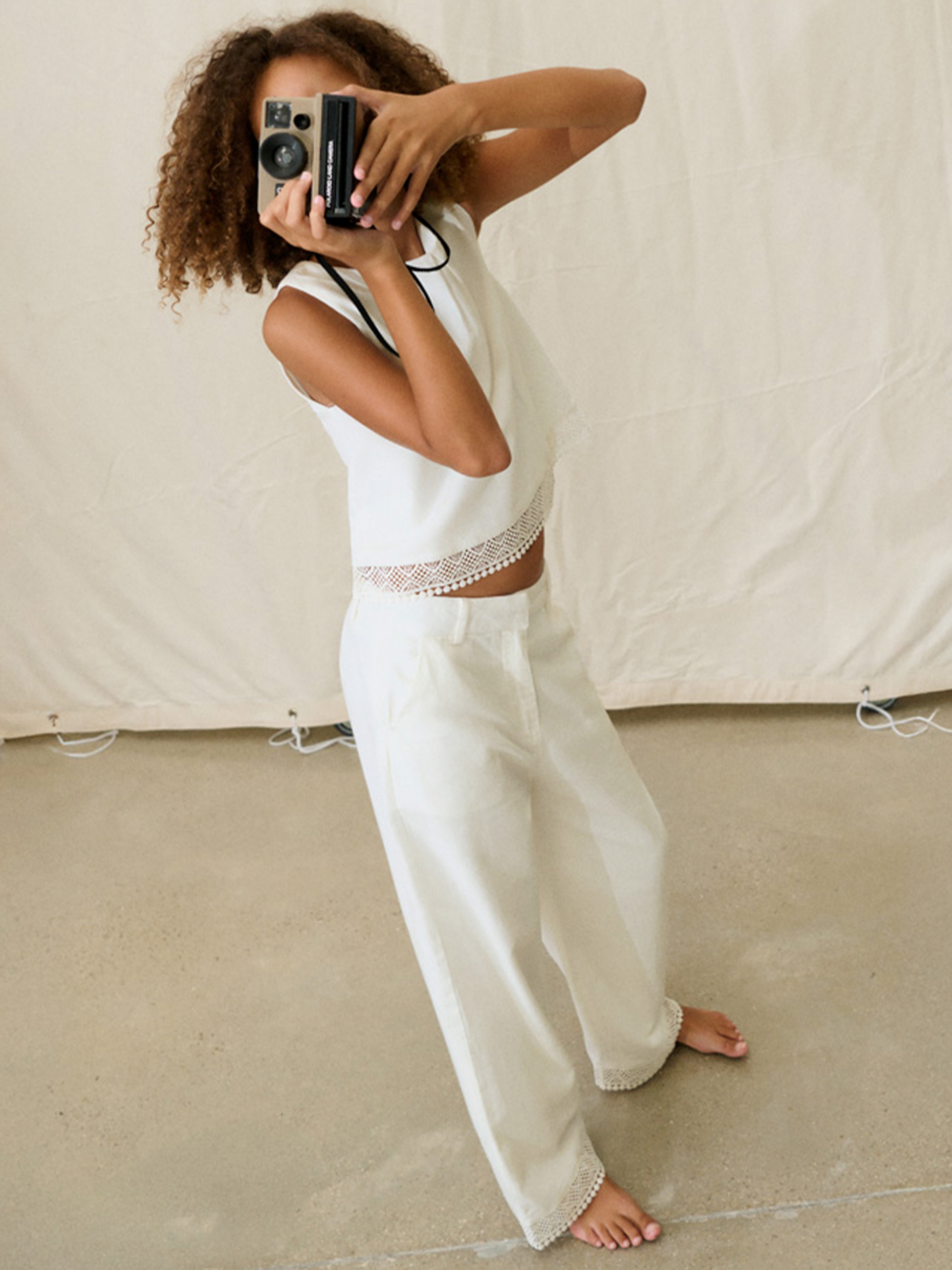 Pants Girl White Mayoral