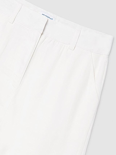 Pantalones Niña Blanco Mayoral Pantalones Niña Blanco Mayoral