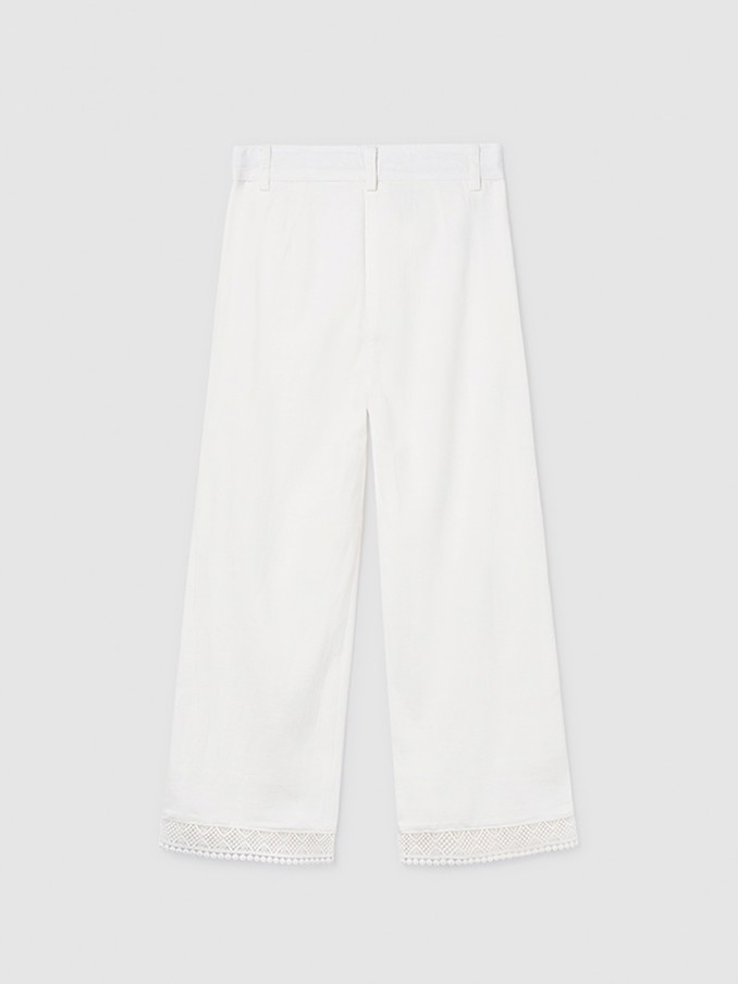 Pantalones Ni�a Blanco Mayoral