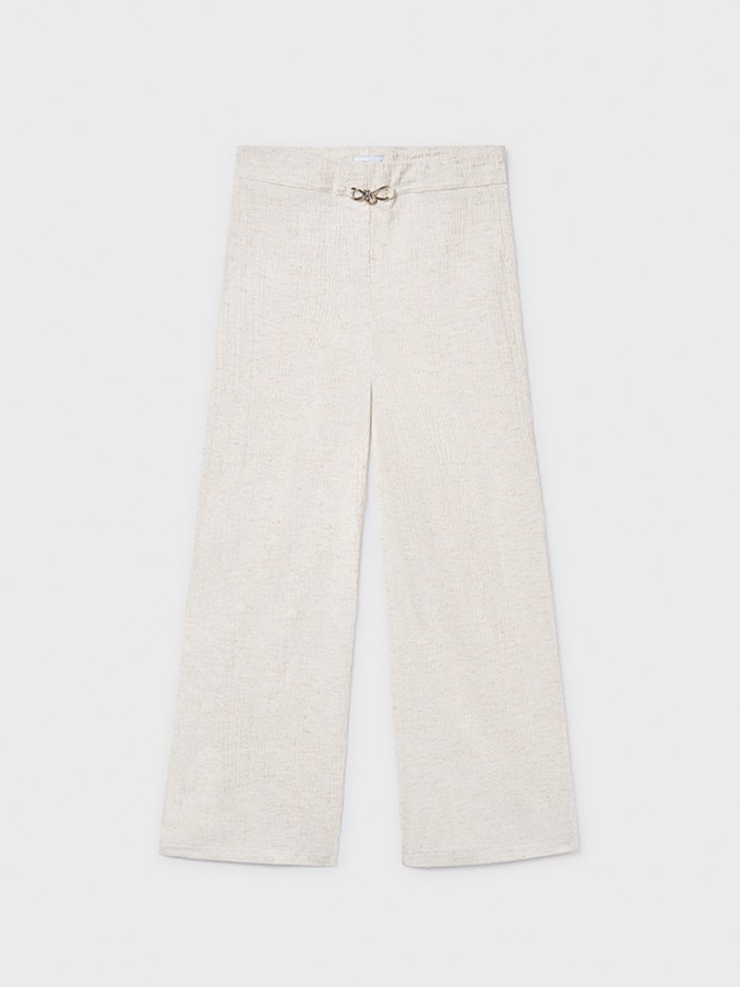Pantalones Ni�a Crema Mayoral
