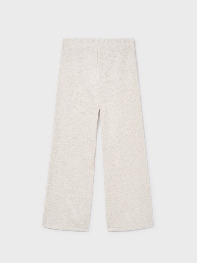 Pantalones Ni�a Crema Mayoral