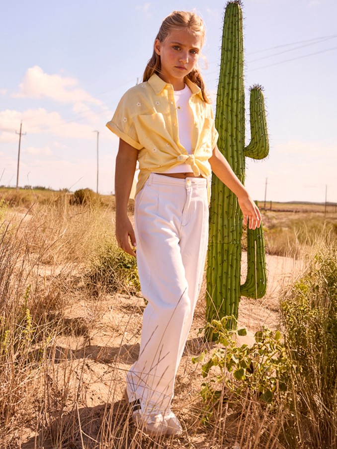 Pants Girl Cream Mayoral