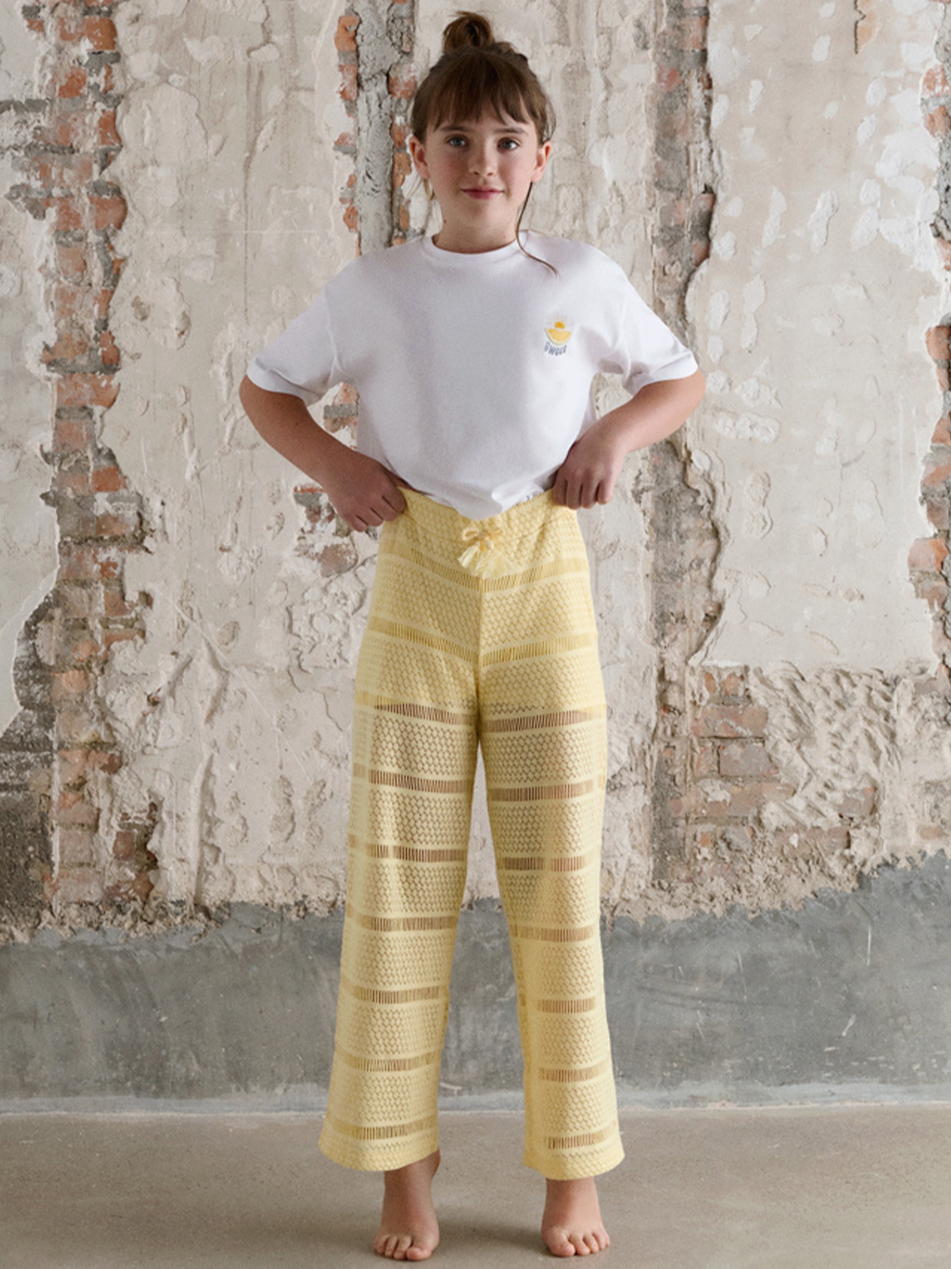 Pantalones Niña Amarillo Mayoral