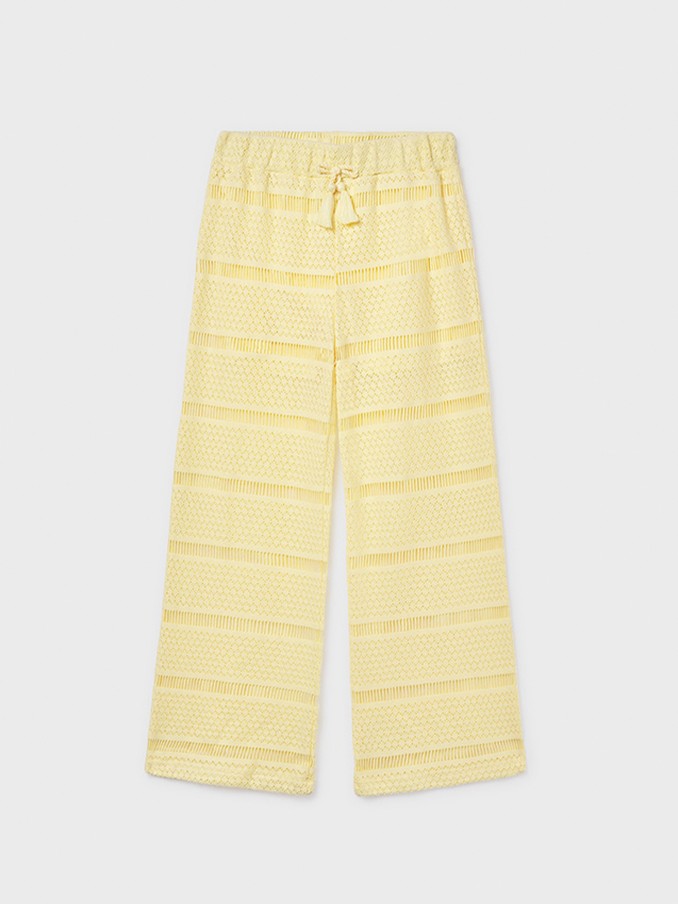 Pantalones Ni�a Amarillo Mayoral