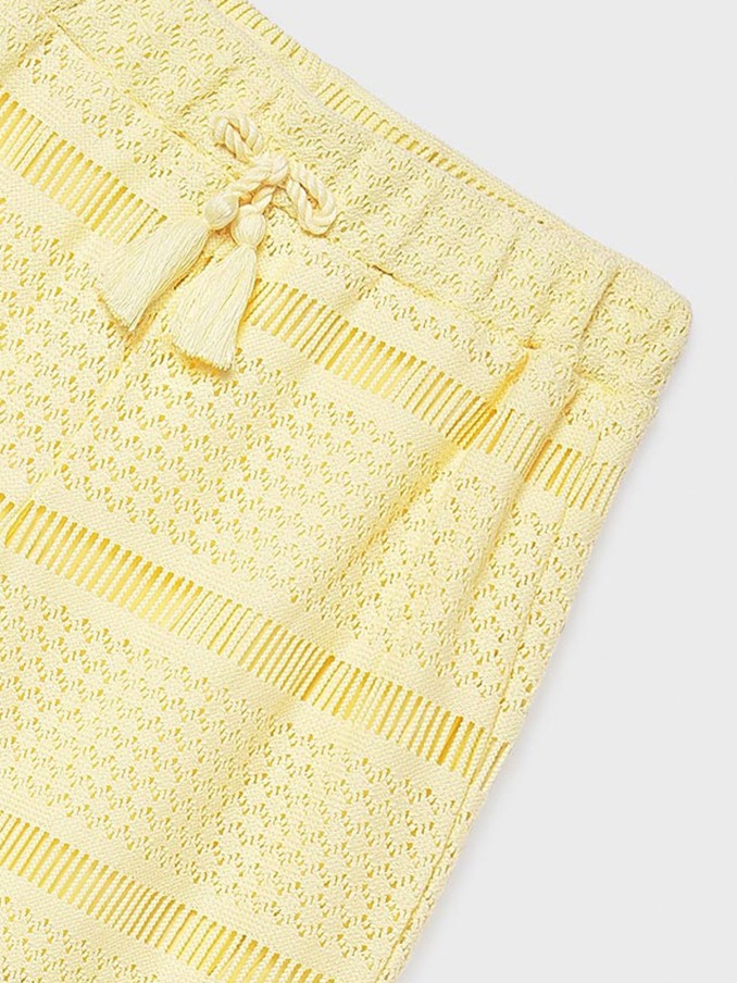 Pantalones Ni�a Amarillo Mayoral