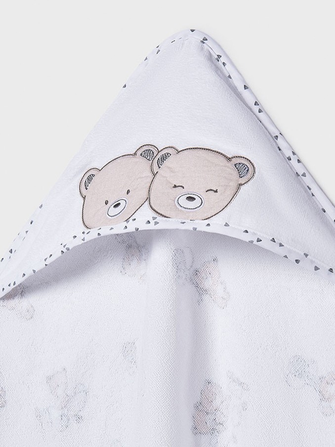 Towel Unisex Baby Cream Mayoral