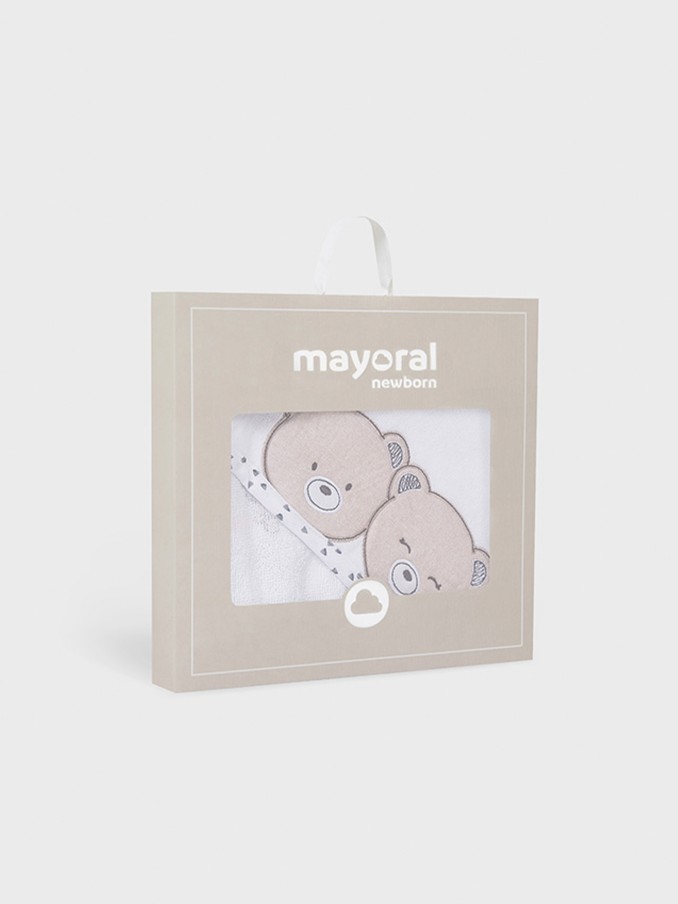 Towel Unisex Baby Cream Mayoral