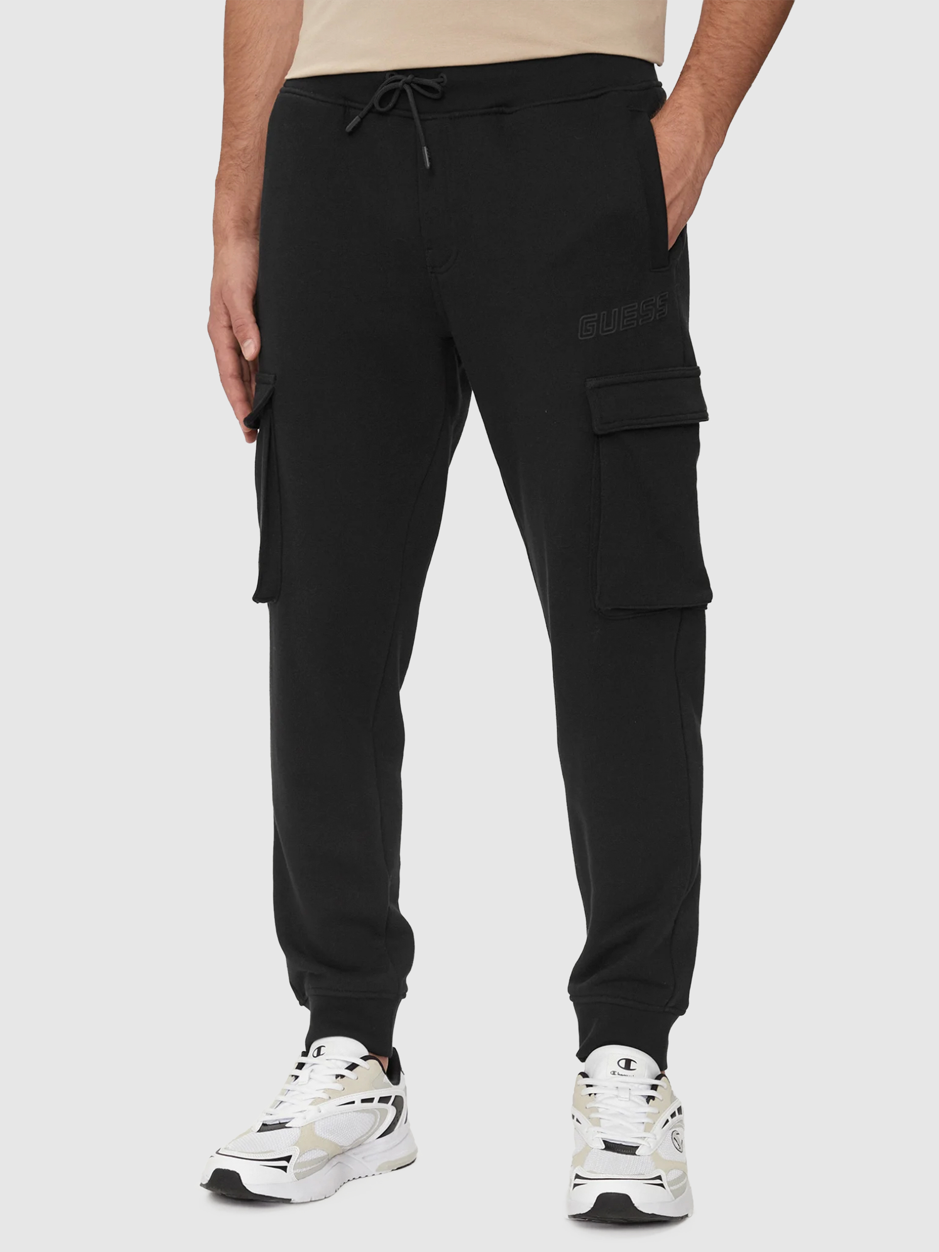 Pantalones Hombre Negro Guess Underwear
