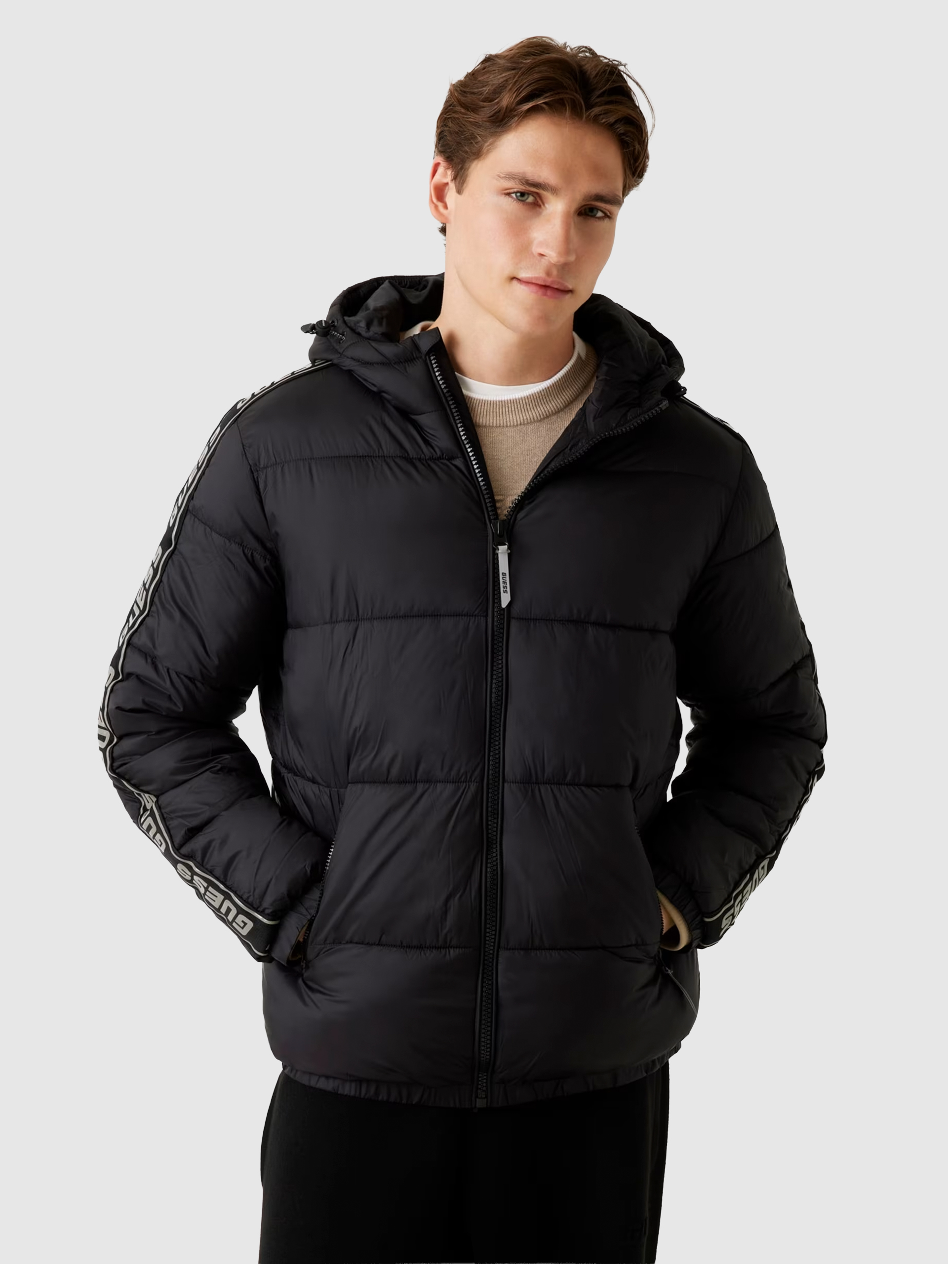 Jacket Man Black Guess Underwear