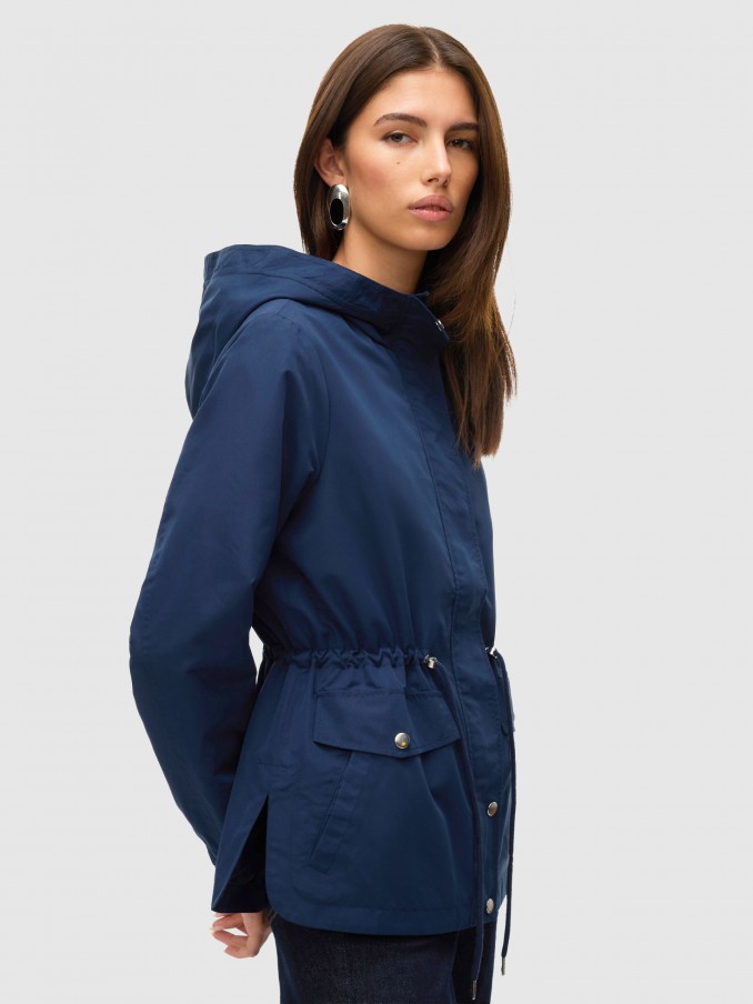 Parka Woman Navy Blue Vero Moda