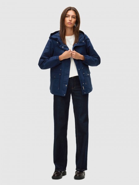 Parka Mujer Azul Marino Vero Moda