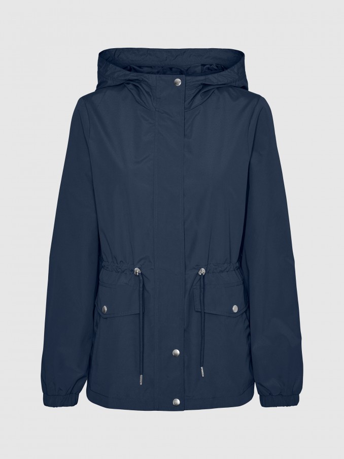 Parka Woman Navy Blue Vero Moda