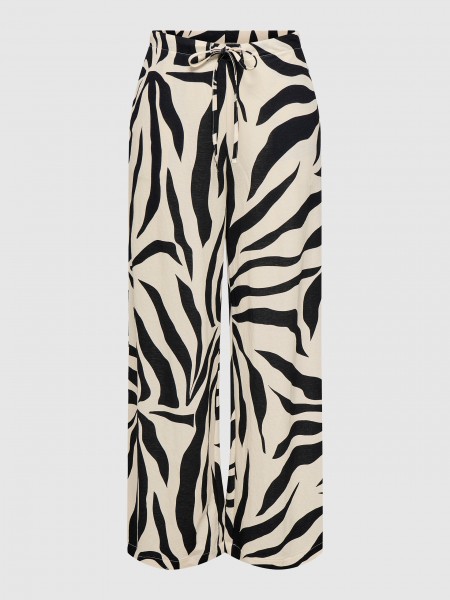 Cal�as Only Mulher Onlsakura Loose Pull Up Pants Wvn