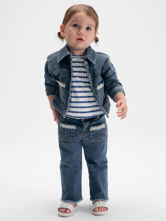 Jacket Baby Girl Jeans Mayoral