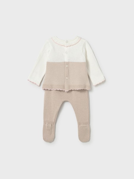 Set Baby Girl Beige Mayoral Set Baby Girl Beige Mayoral