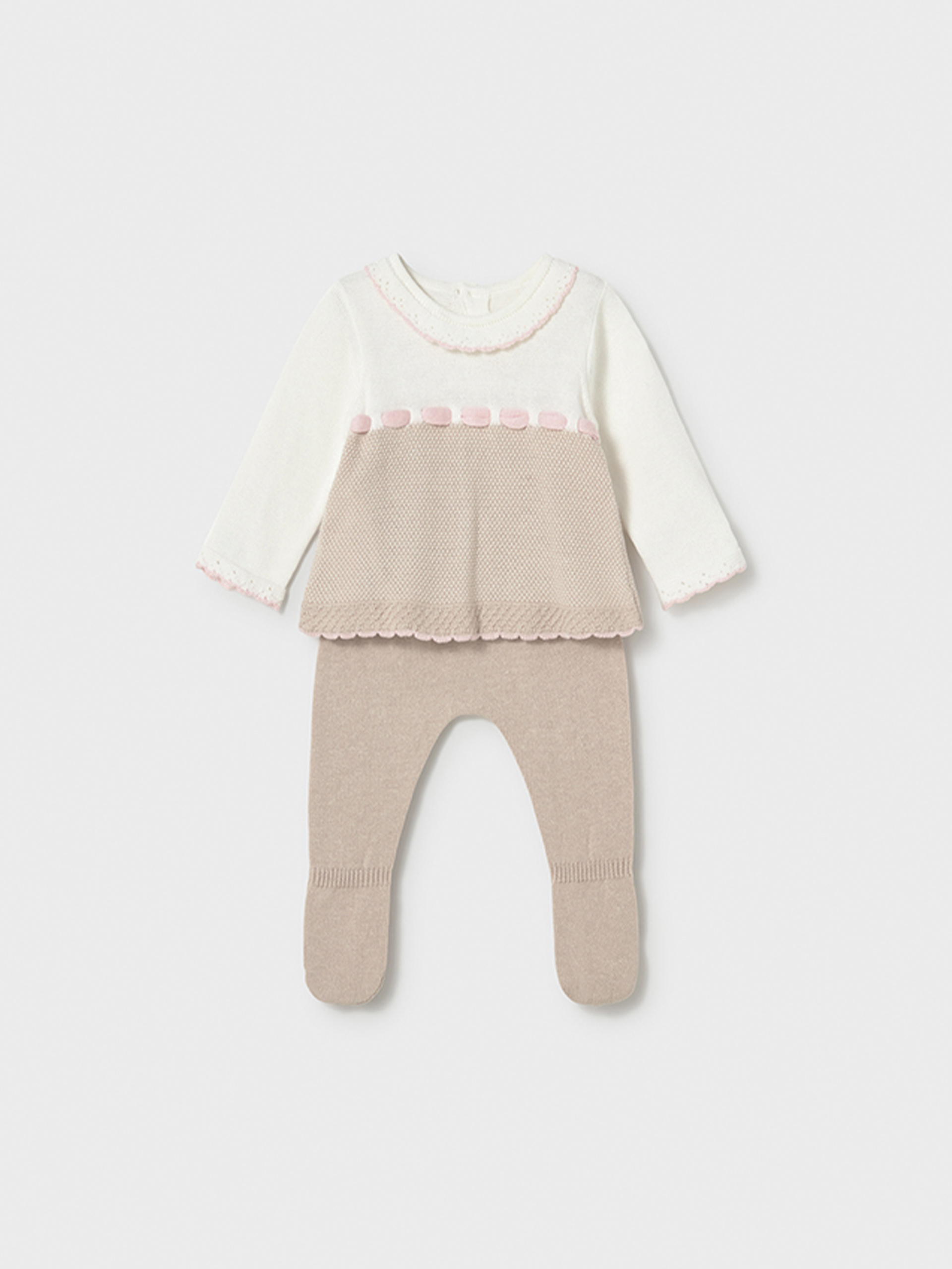 Set Baby Girl Beige Mayoral