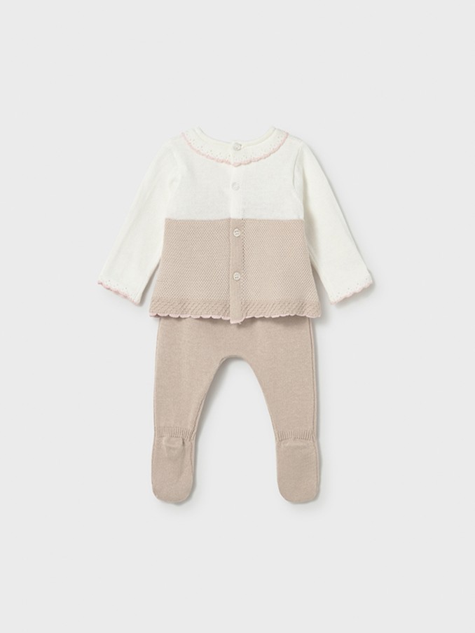 Set Baby Girl Beige Mayoral